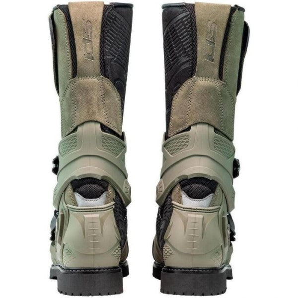 Bottes de Moto Adventure 2 Gore-Tex/Sidi vert arrière