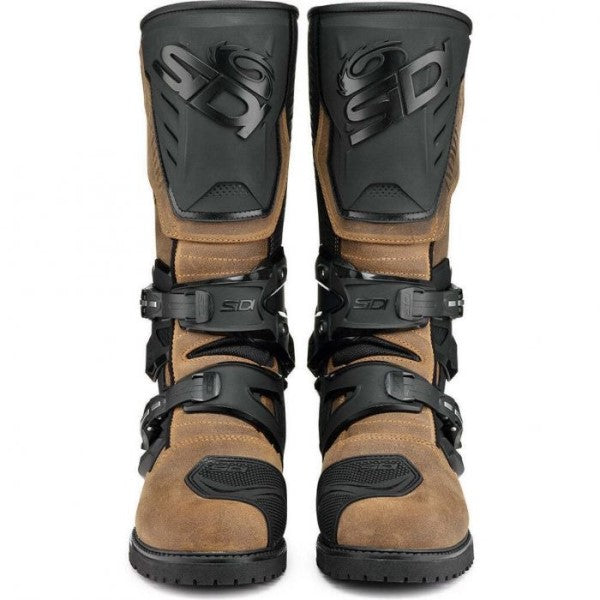 Bottes de Moto Adventure 2 Gore-Tex/Sidi brun de face