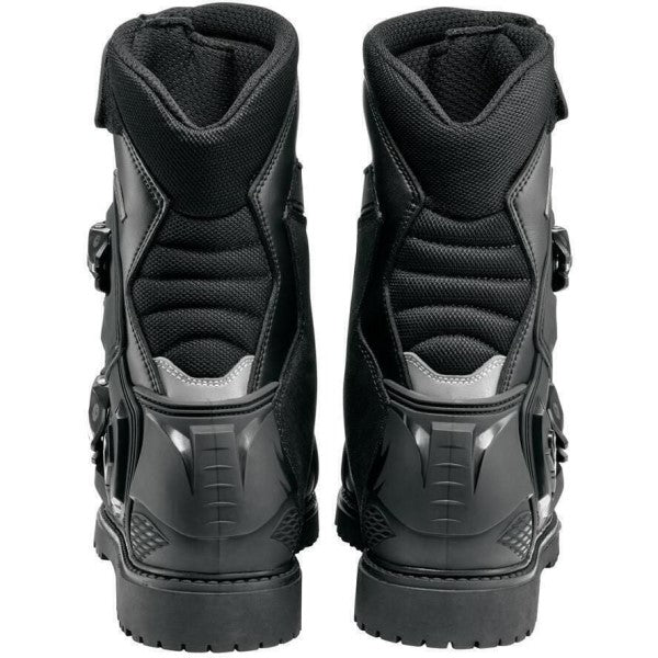 Bottes de Moto Mid Adventure 2 Gore-Tex Noir en paire de dos