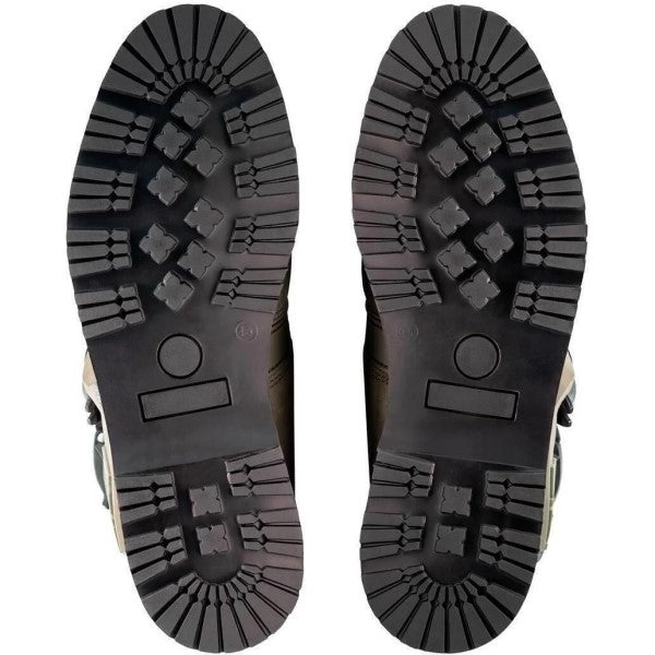 Bottes de Moto Mid Adventure 2 Gore-Tex Vert Mat en paire de dessous