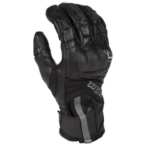 Gants de Moto Klim Adventure GTX Noir de l'extérieur