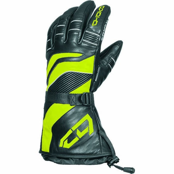 Gants de Motoneige Adventurer Jaune extérieur