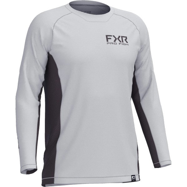 Chandail Derby Air UPF Gris de face