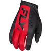 Gants de Motocross Lite Noir/Rouge de l'extérieur