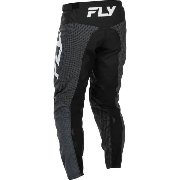 Pantalon de Motocross F-16/noir/blanc, de dos