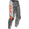 Pantalon de Motocross F-16 Gris/Orange de face
