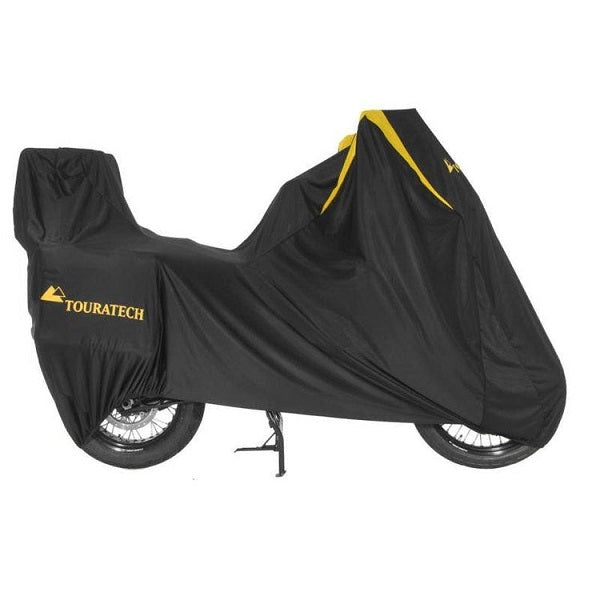 Flexible Indoor Cover for Adventure Motorcycles with Side and Top Cases