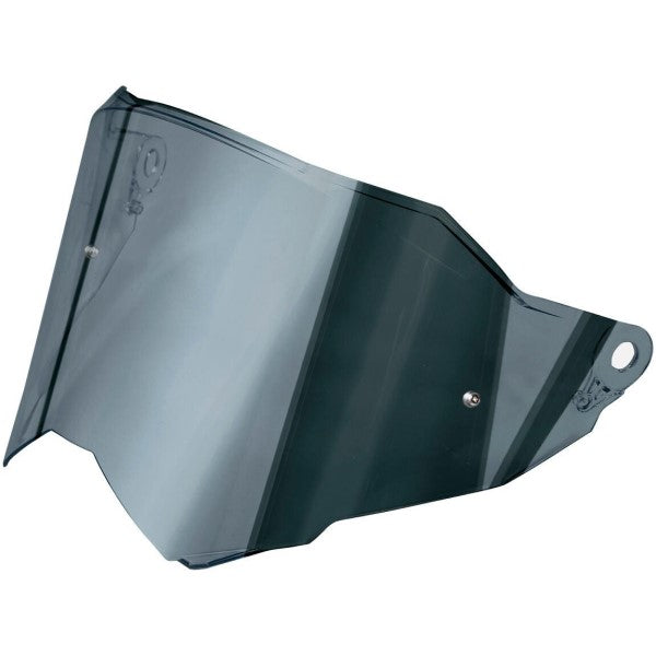 Visière de Moto AX9 Argent incliné de face