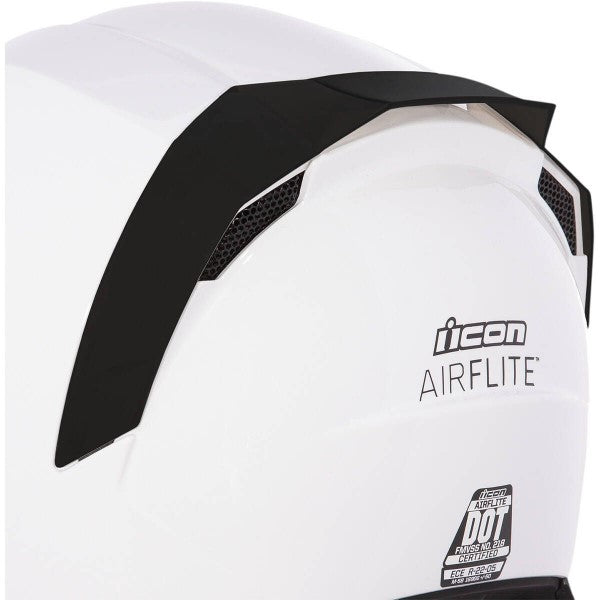 Aileron Arrière pour Casques Airflite Icon Noir Mat, arrière