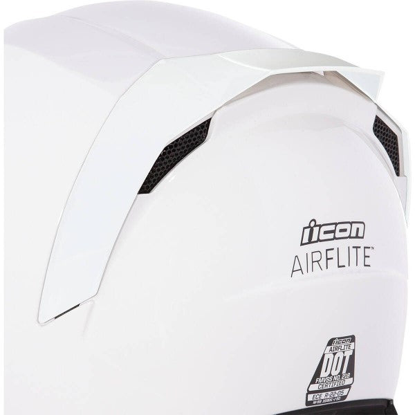 Aileron Arrière pour Casques Airflite Icon Blanc Mat, arrière