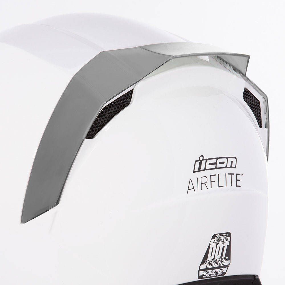 Aileron Arrière pour Casques Airflite Icon Argent, arrière