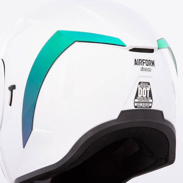 Aileron Arrière pour Casques Airform Icon Vert, arrière