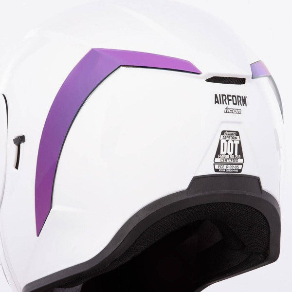Aileron Arrière pour Casques Airform Icon Mauve, arrière