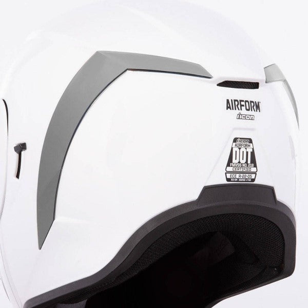 Aileron Arrière pour Casques Airform Icon Argent, arrière 