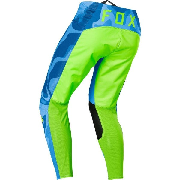 Pantalon de Motocross Airline Exo Bleu/Jaune, Dos