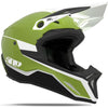 Casque de Snowcross Altitude 2.0 Vert/Blanc incliné de gauche