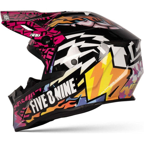 Casque de Snowcross 509 Altitude 2.0 KB43VER Multicolore, Incliné
