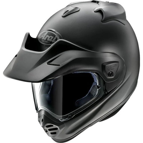 Casque Aventure XD-5 Noir Mat incliné de face