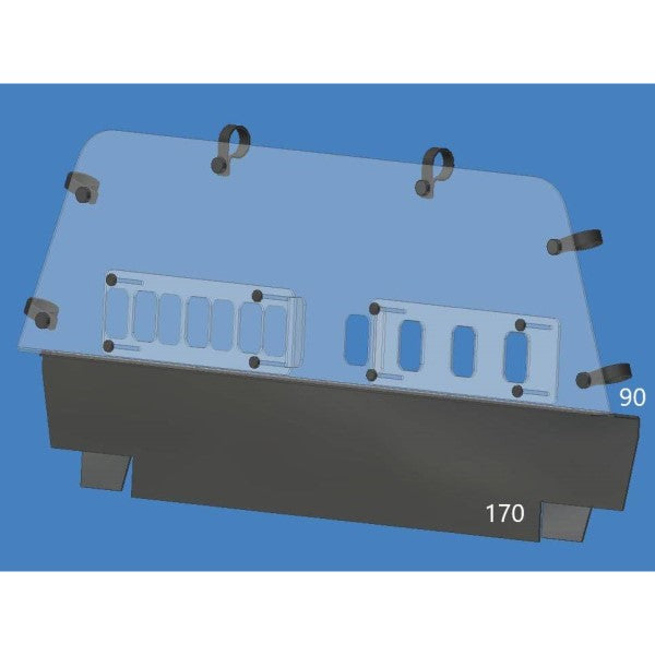 Rear Windshield Arctic-Cat Textron Wildcat 700 2014+