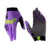 Gants de Motocross 1.5 GripR Leatt Mauve en paire