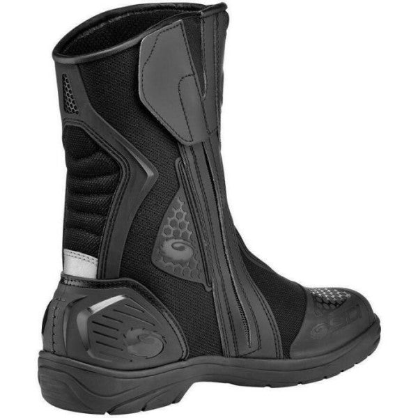 Bottes de Moto Aria Gore/sidi, noir, coté gauche