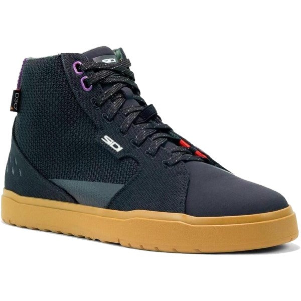 Chaussures de Moto ARX Air Noir/Brun incliné de gauche