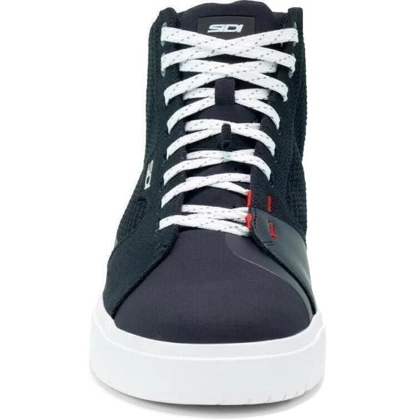 Chaussures de Moto ARX Air Noir/Blanc de face