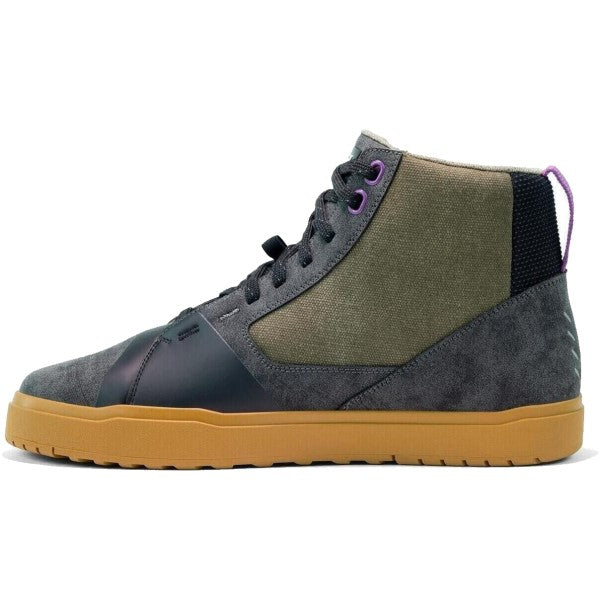 Chaussures de Moto ARX Vert/Noir de droite