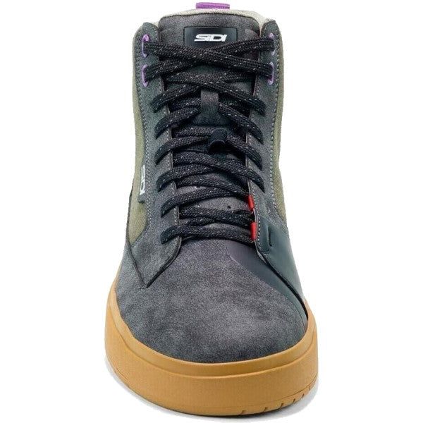 Chaussures de Moto ARX Vert/Noir de face