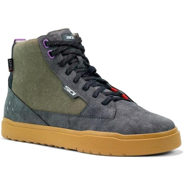 Chaussures de Moto ARX Vert/Noir incliné de gauche