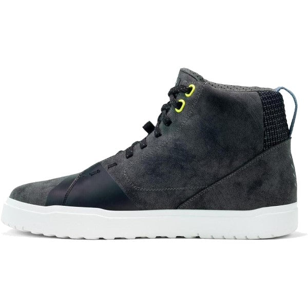 Chaussures de Moto ARX WP Noir/Blanc de droite