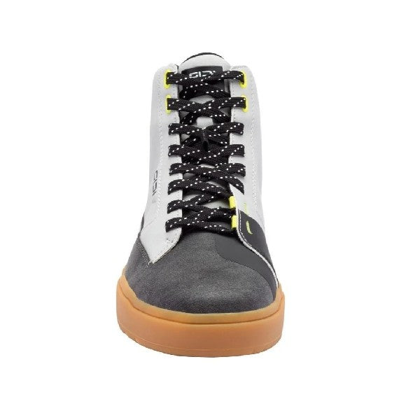Chaussures de Moto ARX WP Gris/Noir  de face