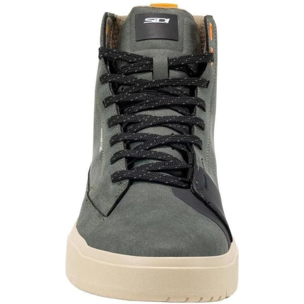 Chaussures de Moto ARX WP Gris/Brun de face