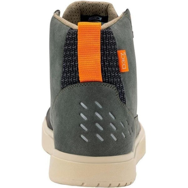 Chaussures de Moto ARX WP Gris/Brun de dos