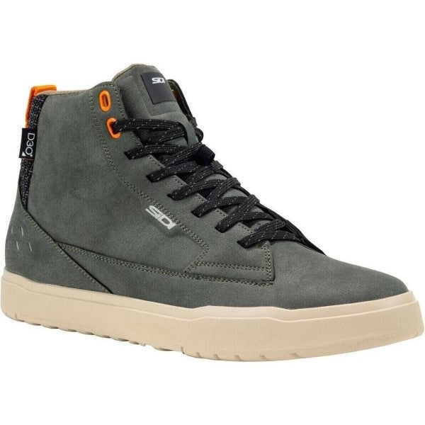Chaussures de Moto ARX WP Gris/Brun incliné de gauche
