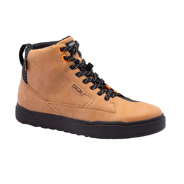Chaussures de Moto ARX WP Brun/Noir incliné de gauche