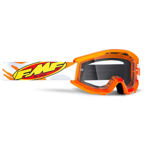 Lunettes de Motocross Powercore Lentille Claire Junior FMF orange