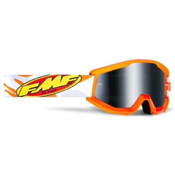 Lunettes de Motocross Powercore Lentille Miroir Junior FMF orange