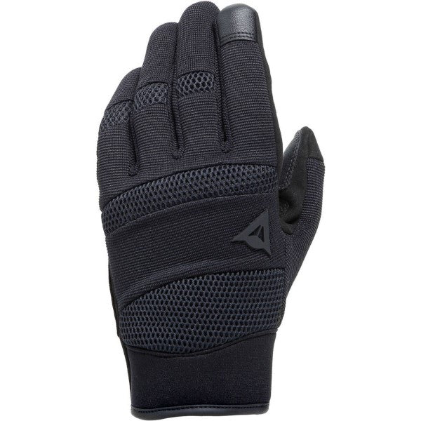 Gants de Moto Textile Athene Noir Dos - Liquidation