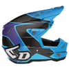Casque de Motocross ATR-3Y Wave Carbone Junior Bleu/Mauve