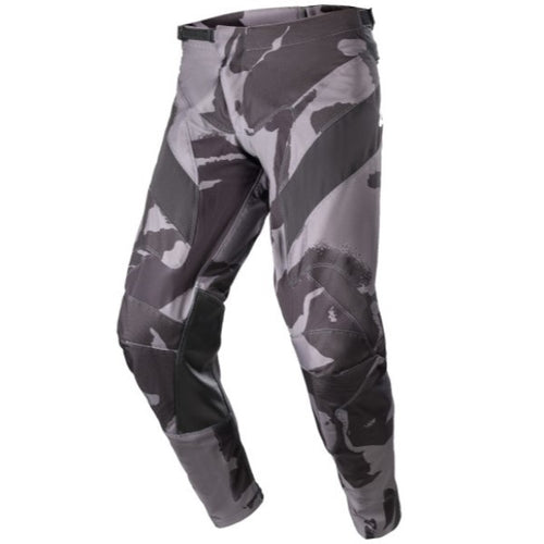 Pantalon de Motocross Racer Tactical Alpinestars camo gris, de face