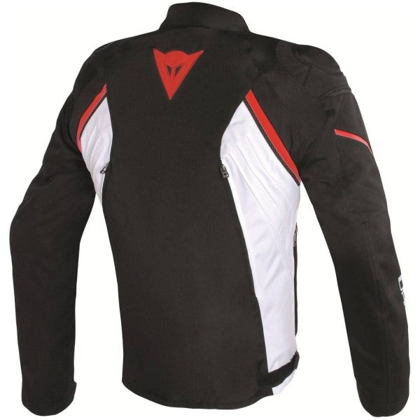 Manteau de Moto Dainese Avro D2 Noir_Blanc_Rouge Dos