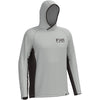 Coton Ouaté Derby Air UPF Pullover Gris de face