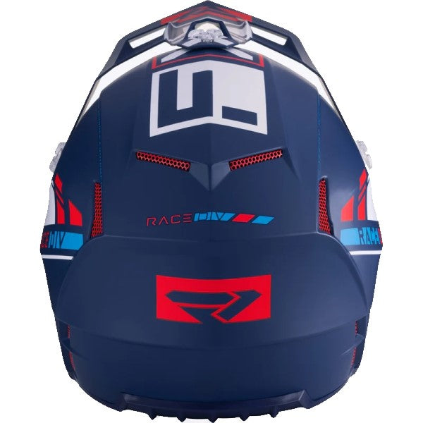 Casque de Motocross Clutch CX Pro MIPS Bleu Derrière