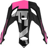 Palette de Motocross Torque X Evo Noir/Rose de dessus