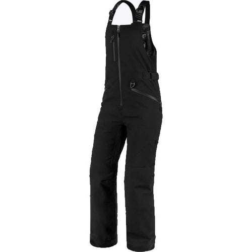 Pantalon de Motoneige Aerial Lite BIB noir, de face