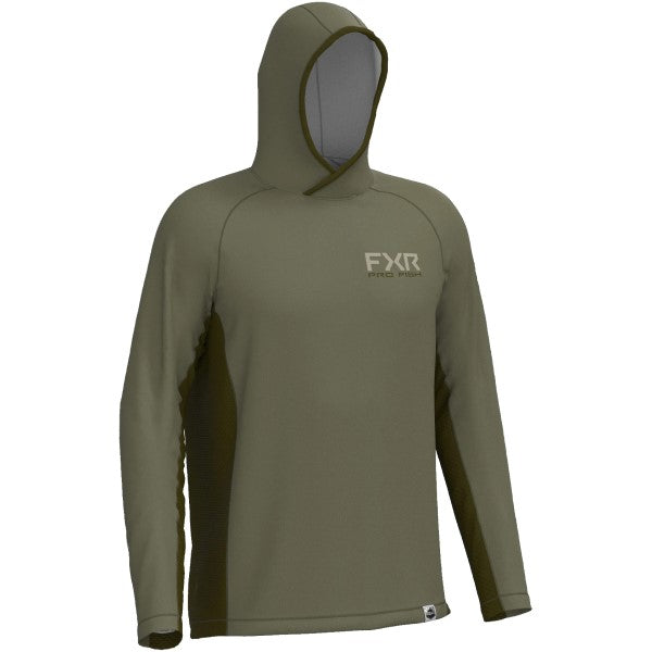 Coton Ouaté Derby Air UPF Pullover Vert de face