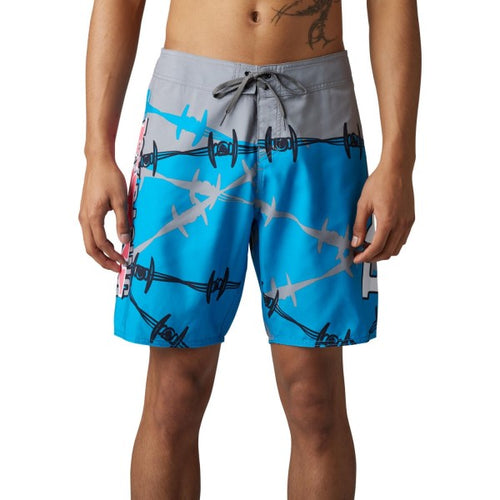 Maillot de bain Barbed Wire Bleu/Gris de face