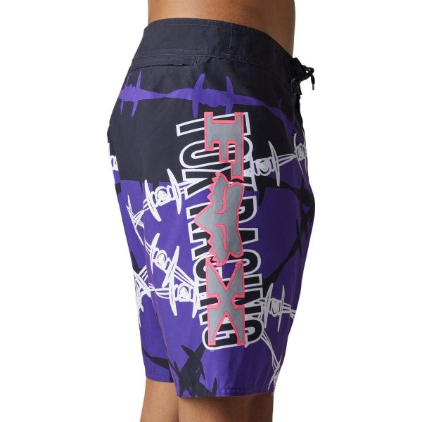 Maillot de bain Barbed Wire Mauve/Noir de gauche