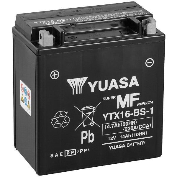 Batterie Sans Entretien Yuasa YTX16-BS-1